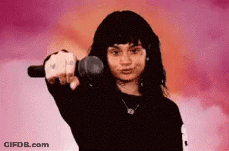 Mike Mic Drop Girl GIF