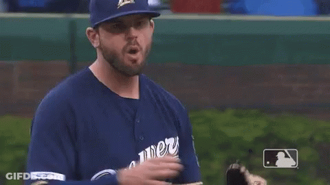 Mike Moustakas Milwaukee Brewers GIF