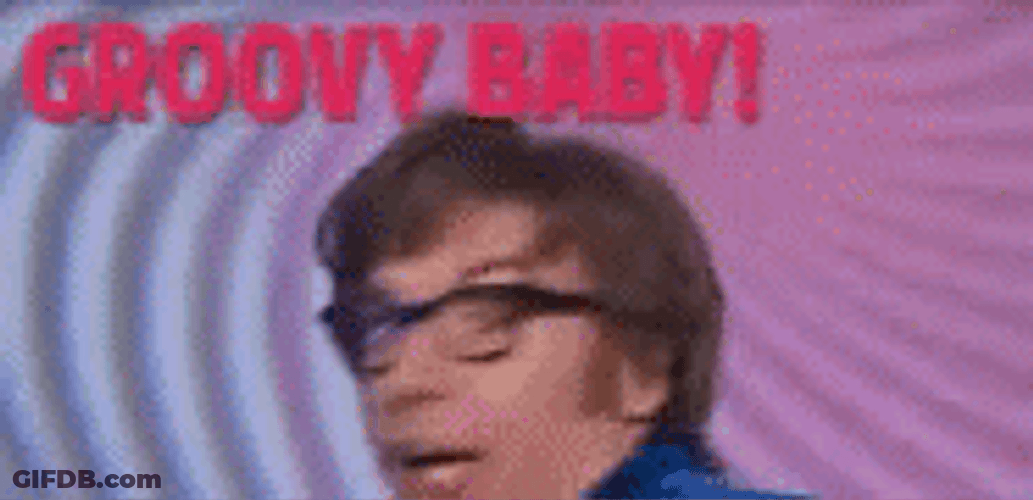 Mike Myers Austin Powers Groovy Baby GIF