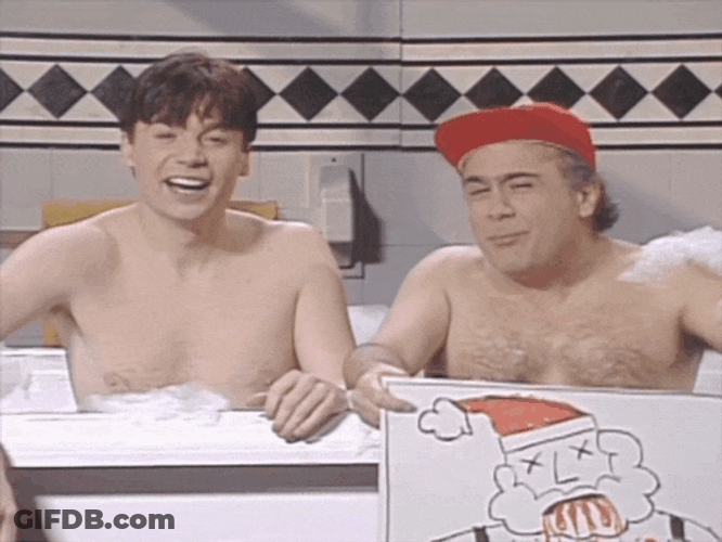Mike Myers Dany Devito GIF