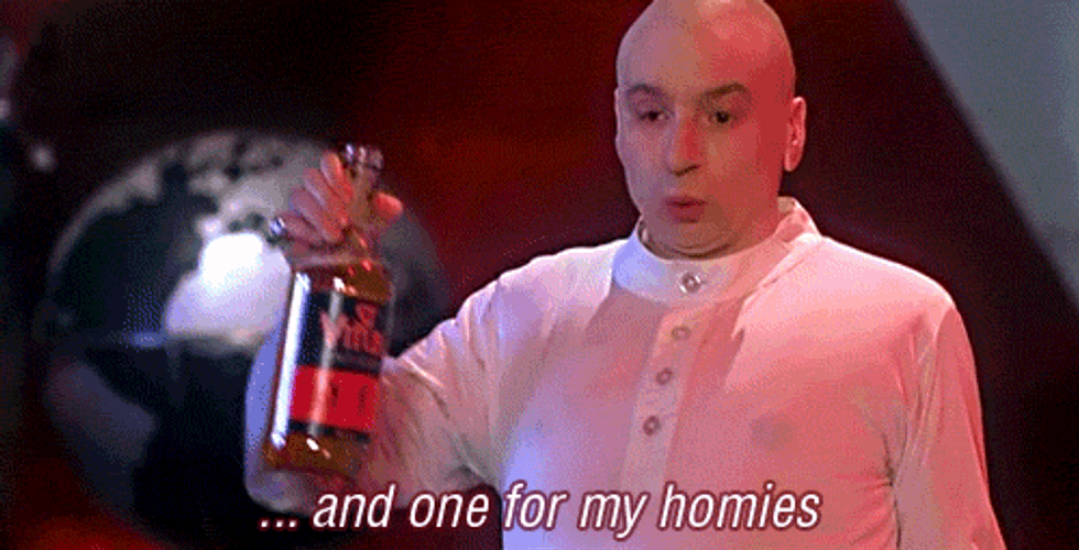 Mike Myers One For My Homies Pouring GIF