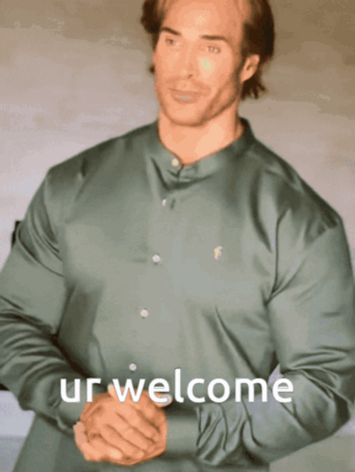 Mike O'Hearn Curtsy Your Welcome GIF