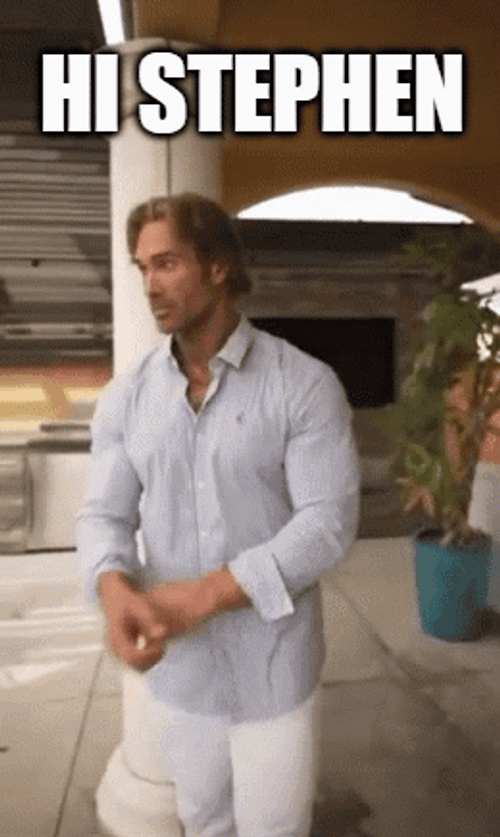 Mike O'Hearn Fixing Sleeves GIF