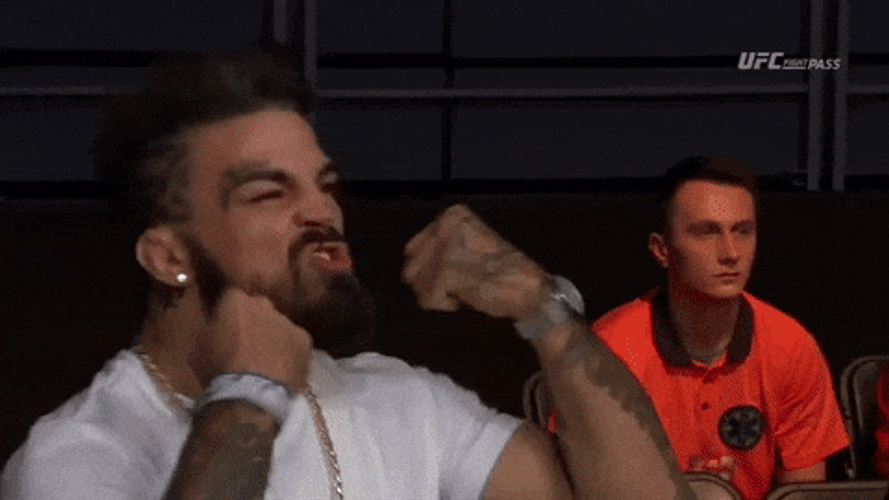 Mike Perry Being Upset GIF