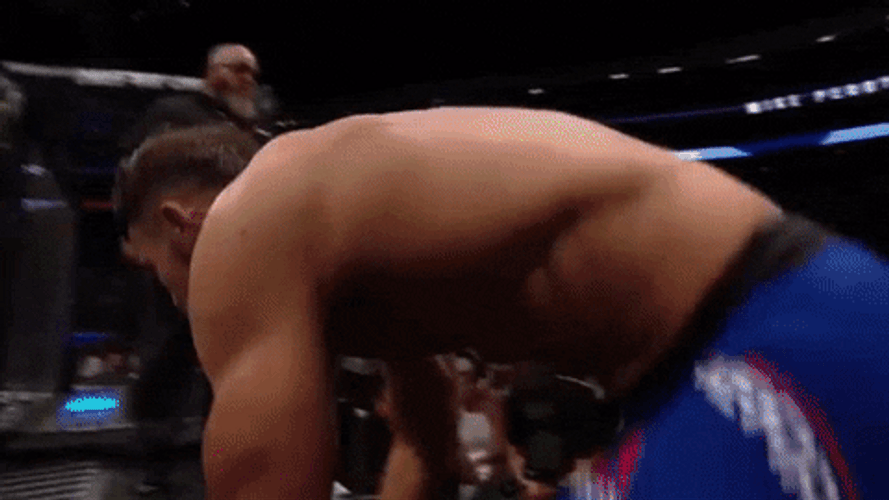 Mike Perry Energetically Enters The Ring GIF