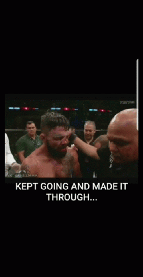 Mike Perry In Severe Injury GIF
