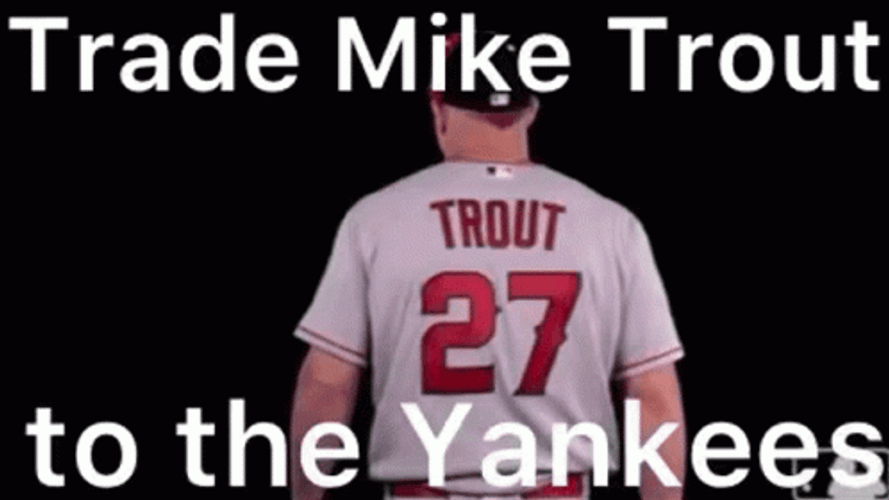 Mike Trout Yankee Meme GIF