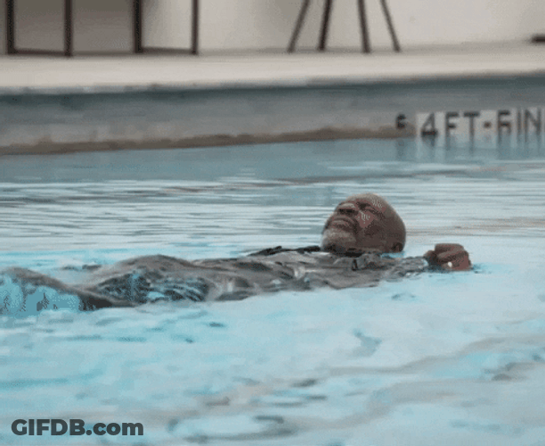 Mike Tyson Floating Work Out GIF