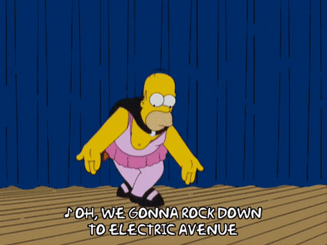 Mike Tyson Homer Simpson Animated Series GIF