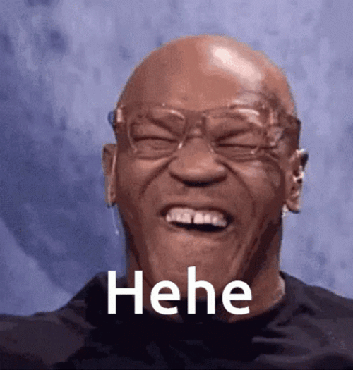 Mike Tyson Laughing Hehe GIF