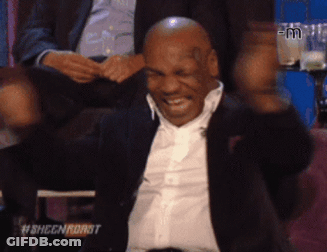Mike Tyson Laughing Hilarious GIF