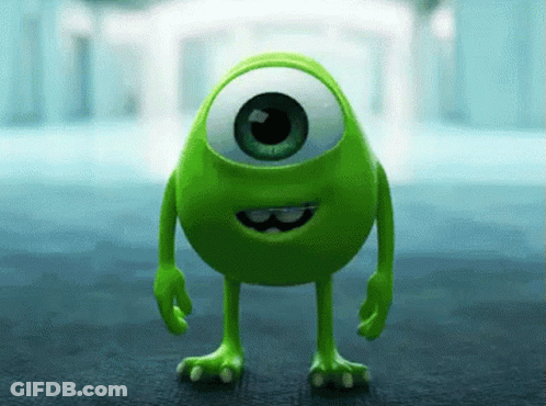 Mike Wazowski Big Eye GIF