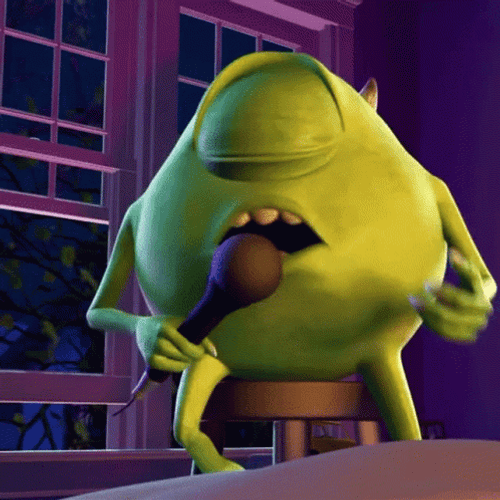 Mike Wazowski Concert Night Meme GIF