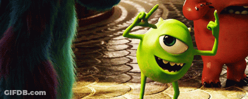 Mike Wazowski From Monsters Inc Is Giving The Middle Finger GIF
