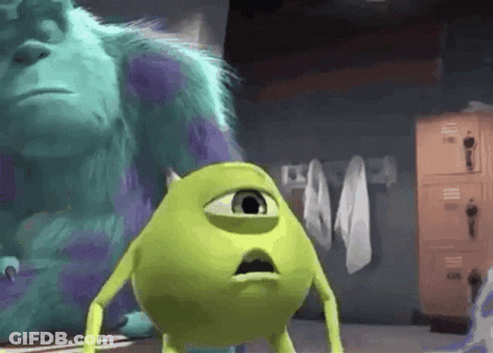 Mike Wazowski Having Tantrums Meme GIF