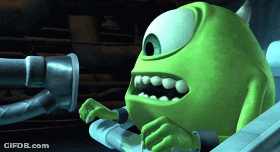 Mike Wazowski Hel Captive Meme GIF