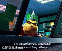 Mike Wazowski I'm Watching You GIF