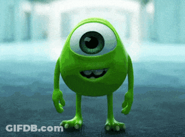 Mike Wazowski Monsters Inc One Eye Smiling GIF