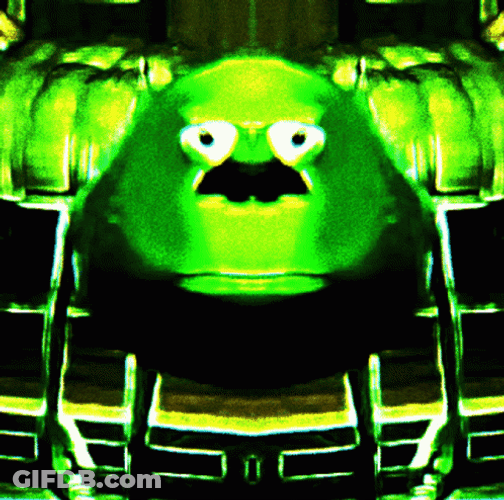 Mike Wazowski Monstrous Look Meme GIF