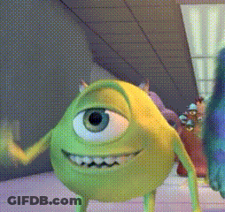 Mike Wazowski One-Eyed Monster GIF