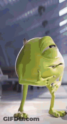 Mike Wazowski Thinking GIF