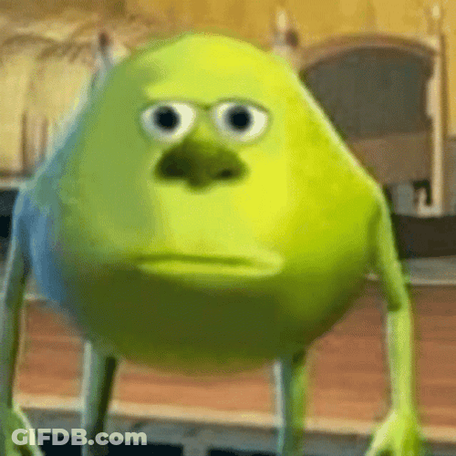 Mike Wazowski Weak Smirk Meme GIF
