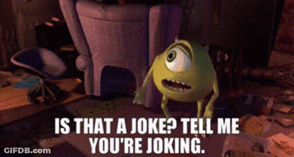 Mike Wazowski You Serious Clark GIF