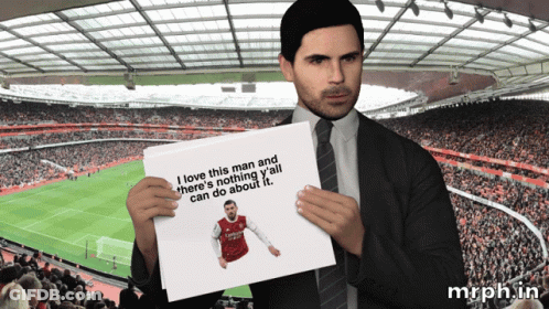Mikel Arteta GIF