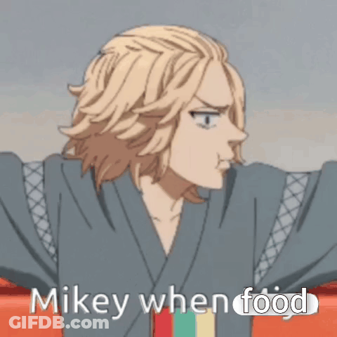 Mikey When Food Arms Outstretched GIF