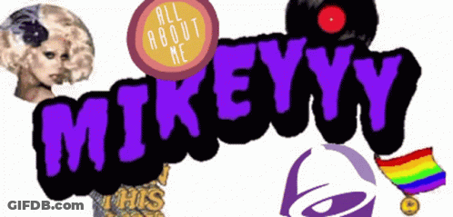 Mikeyy Logo With Taco Bell Logo GIF