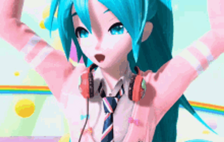 Miku Dancing Cheerfully GIF