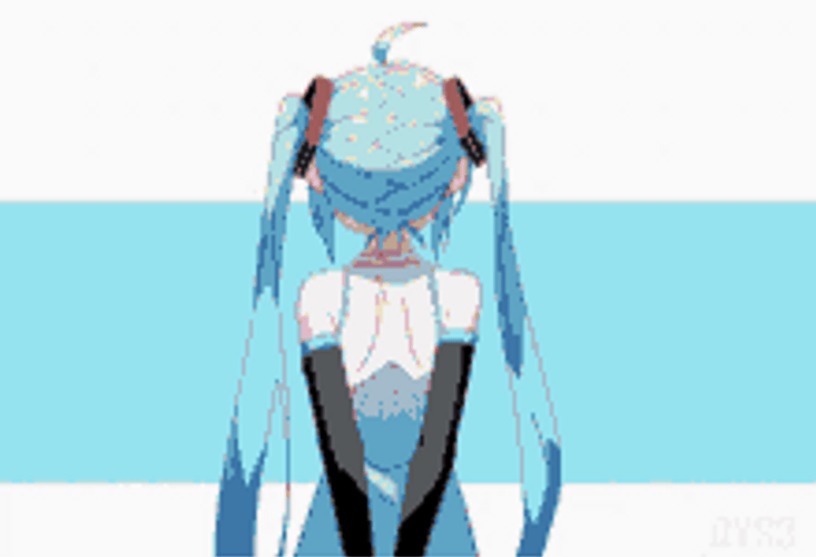 Miku Different Looks GIF
