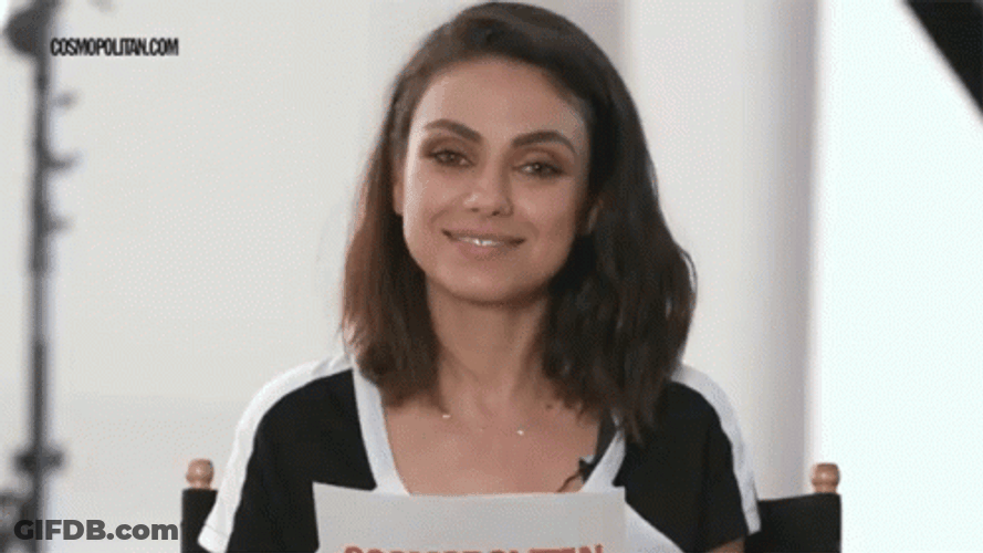 Mila Kunis Cosmopolitan GIF