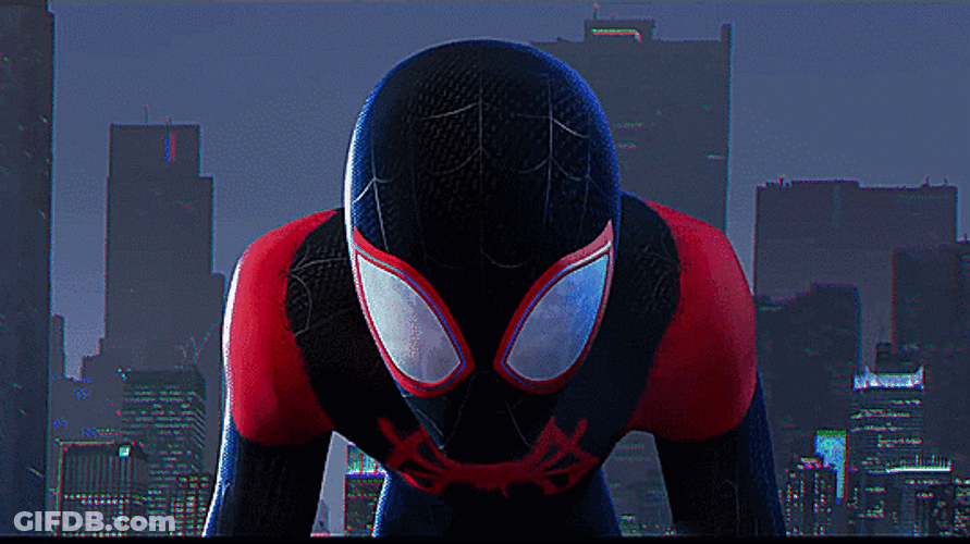 Miles Morales Spiderman Face Reveal GIF
