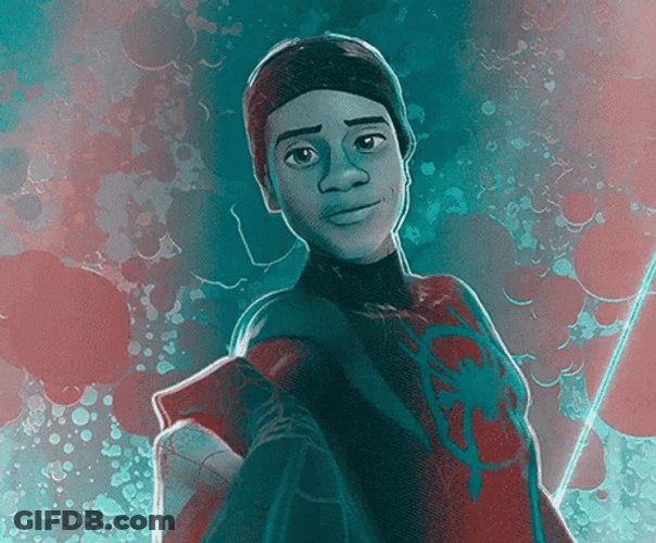 Miles Morales Sweet Smile GIF