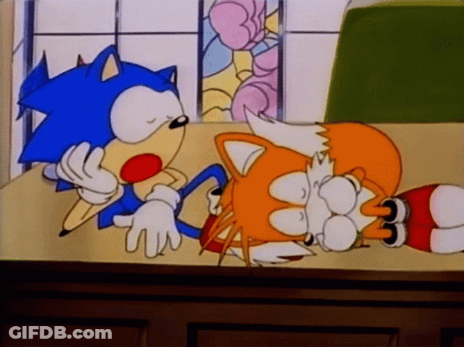 Miles Power In Sonic's Lap GIF