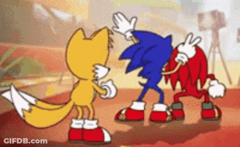 Miles Power Jumping Up And Pointing GIF