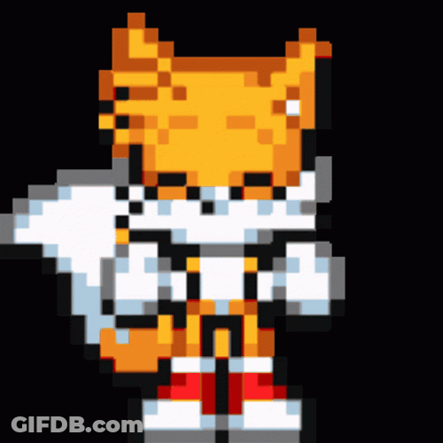 Miles Power Pixelated Cartoon GIF