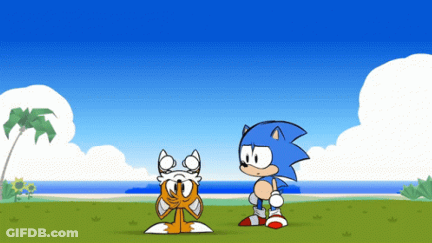 Miles Power Rotating On His Tails GIF