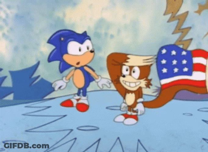Miles Power Saluting The National Flag GIF