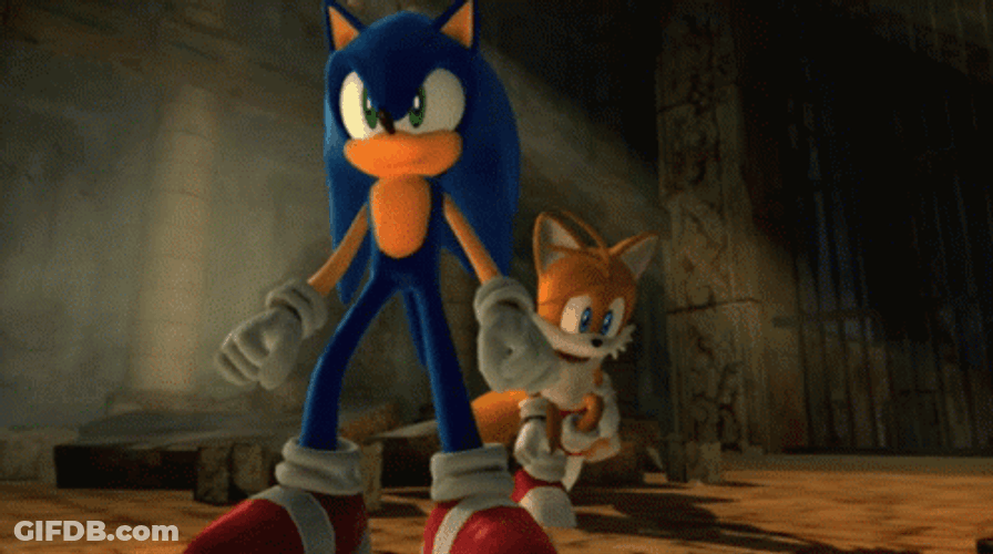Miles Power Waving From Behind GIF