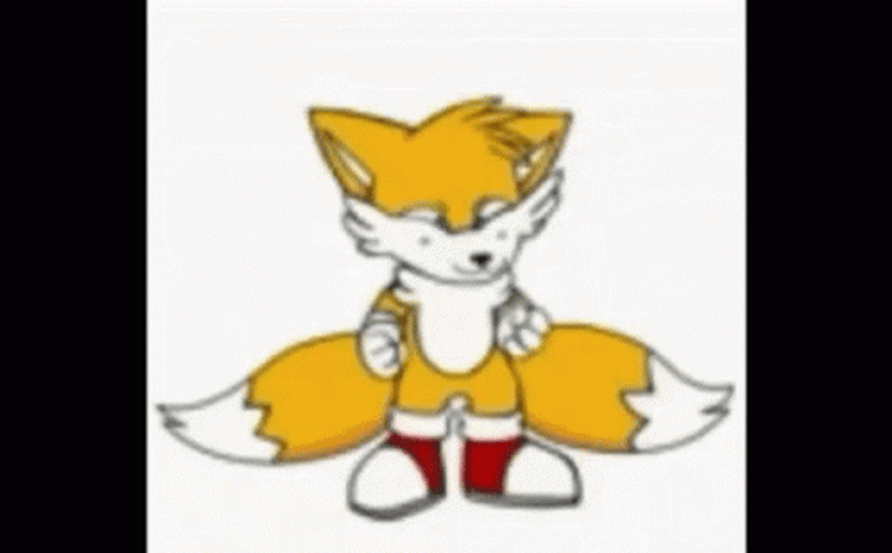 Miles Prower Cartoon Shoes GIF