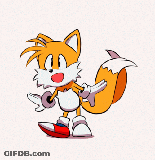 Miles Tails Wiggling GIF