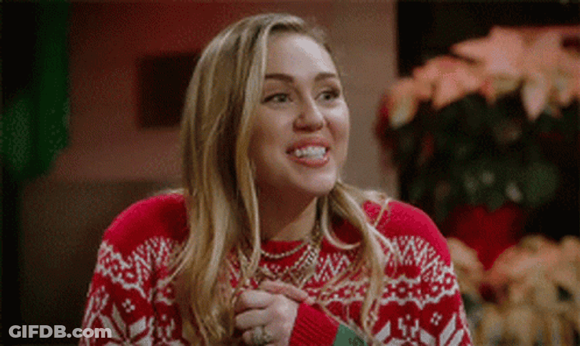 Miley Cyrus Beautiful Smile GIF
