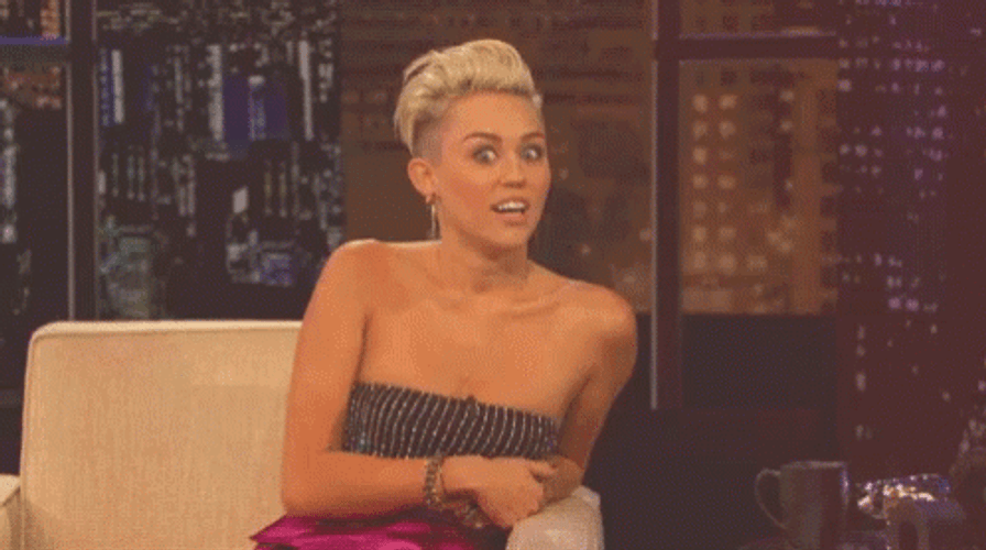 Miley Cyrus Eyes Wide Shut GIF
