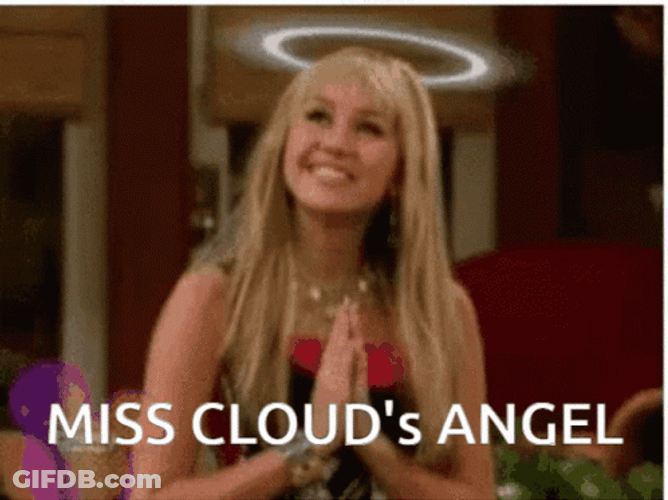 Miley Cyrus Miss Cloud's Angel GIF