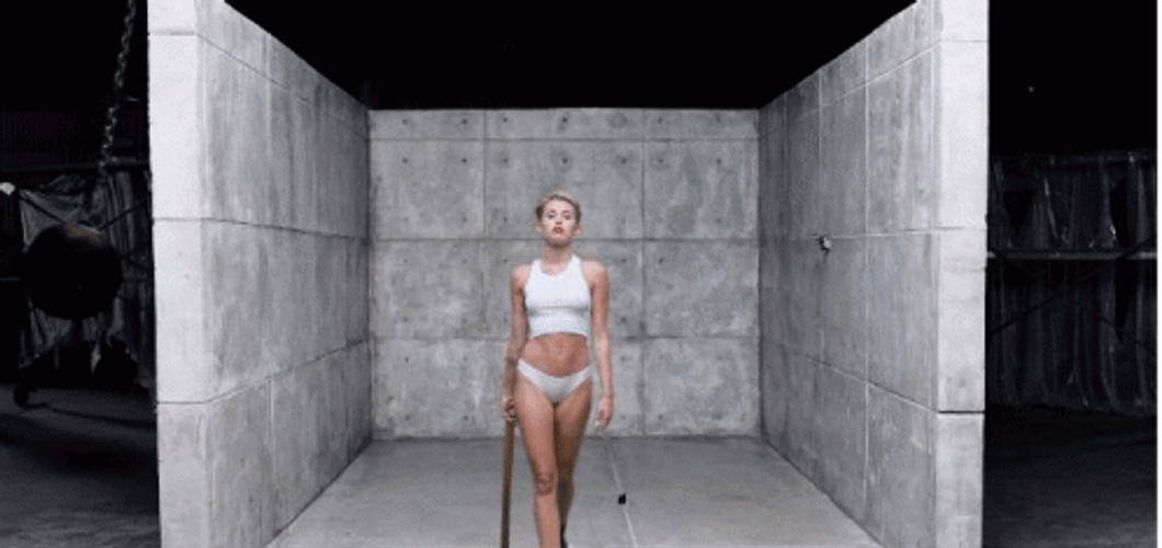 Miley Cyrus Wrecking Ball Music Album GIF