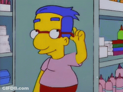 Milhouse Simpsons Everything's Coming Up Milhouse GIF