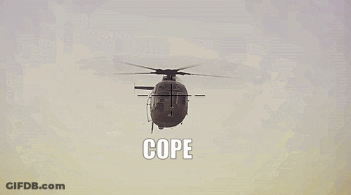 Military Helicopter Flying With Cope GIF