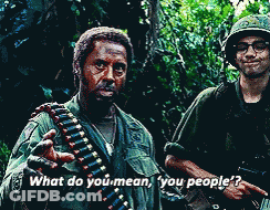 Military Man Asking What Do You Mean You People GIF